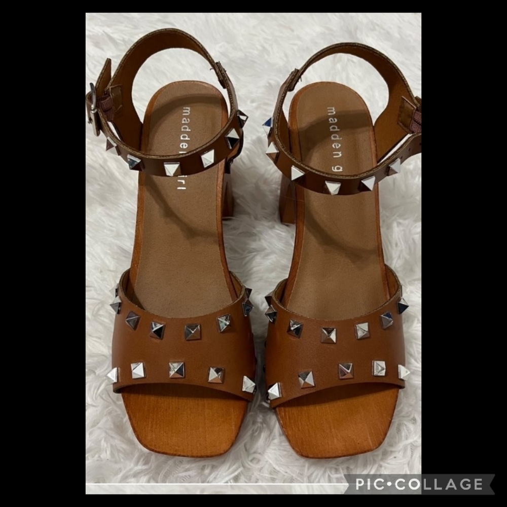 New Madden wooden heels shoes - Picture 4 of 8
